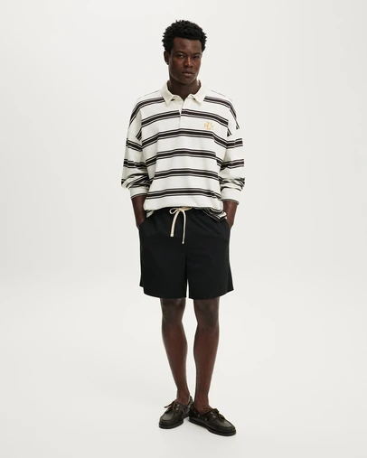 Cotton On - Box Fit Rugby Polo