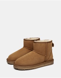 EVERAU - EverAU Ugg Mini Classic Sheepskin Upper UGG Boots
