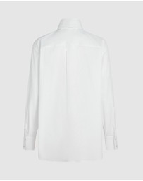 Karl Lagerfeld - Poplin Tie Shirt
