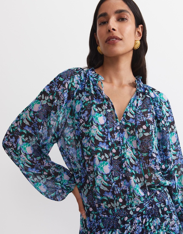 Sportscraft - Nilsa Long Sleeve Print Blouse