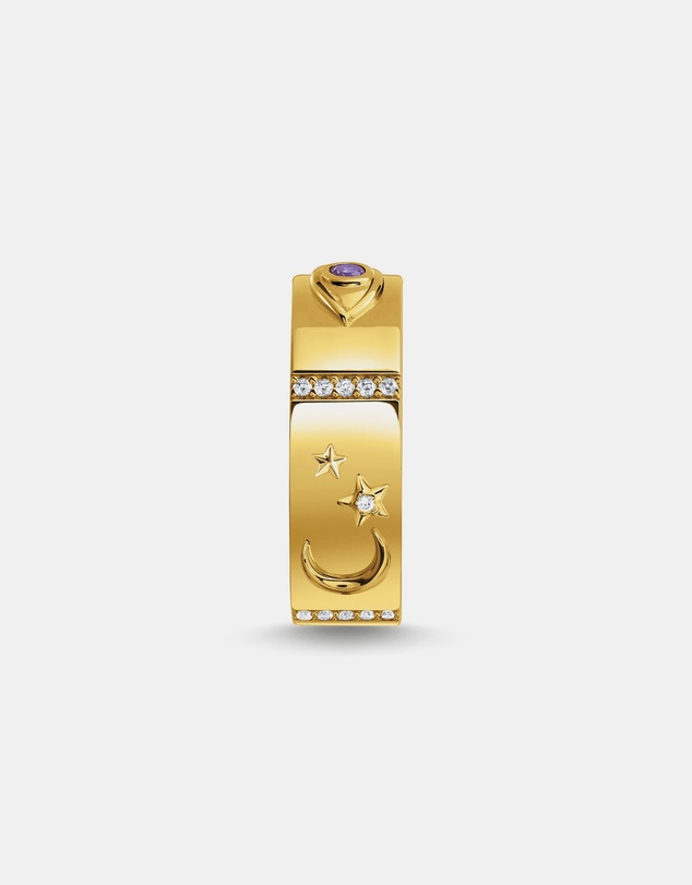 THOMAS SABO - Gold Cosmic Talisman Ring with Colourful Stones