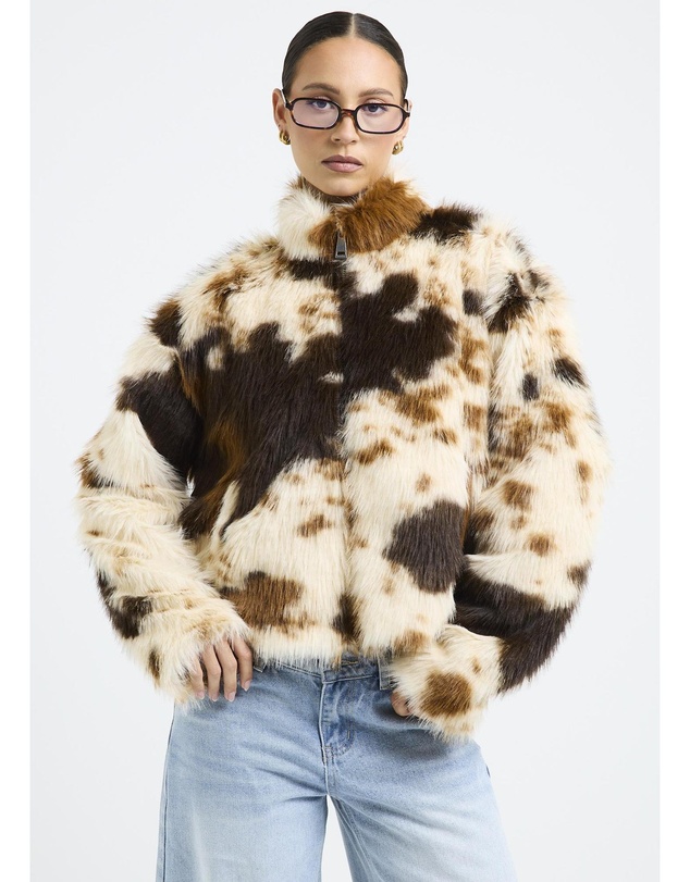 Insight - Highland Cow Print Jacket