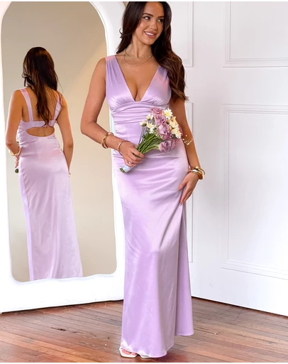 Beginning Boutique - Eli Purple Maxi Dress