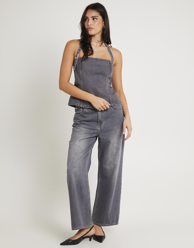 Insight - Rez Maxi Baggy Denim Jean Petite