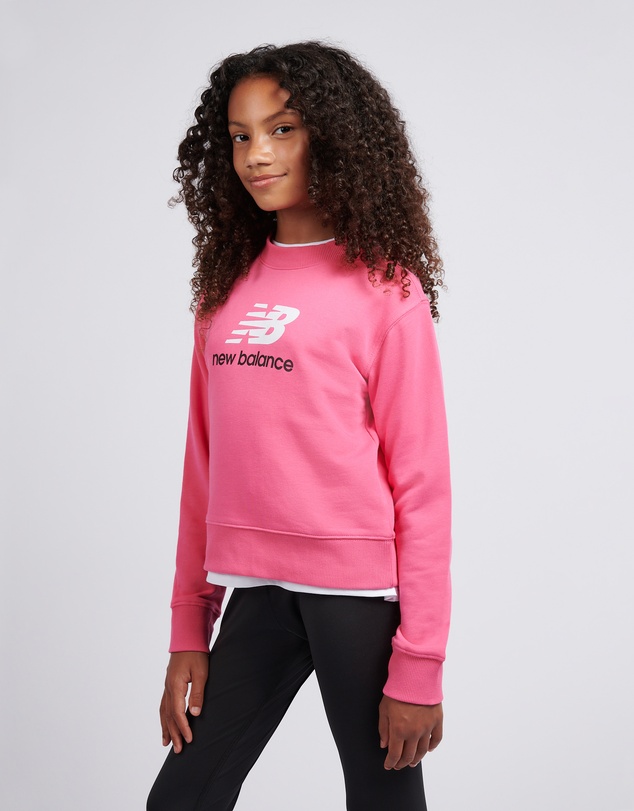 New Balance - French Terry Stacked Logo Crew