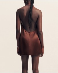 Shona Joy - Savanna Halter Neck Mini Dress