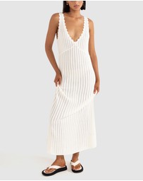 Rhythm - Scallop Knit Maxi Dress