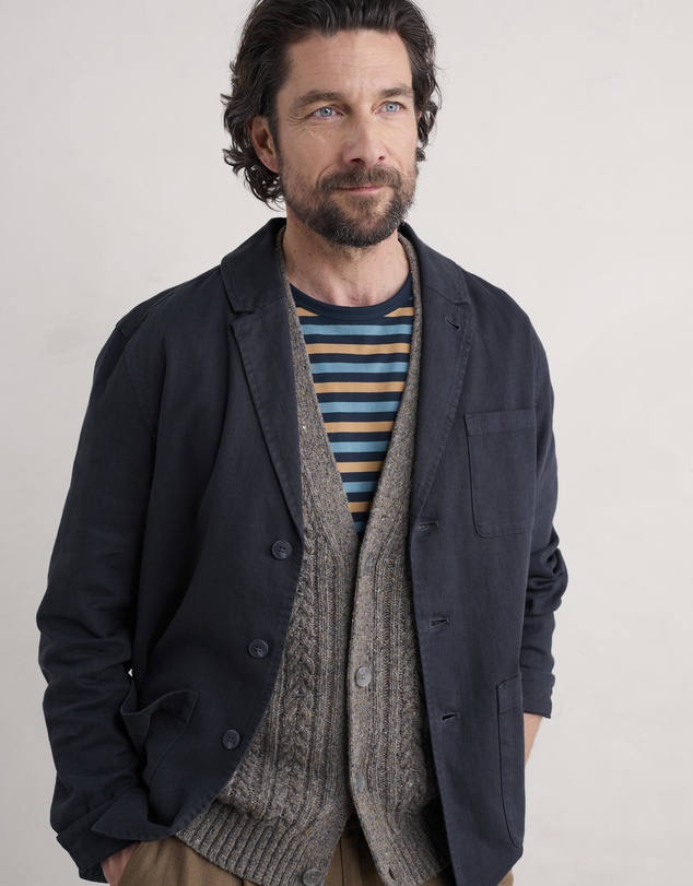 Seasalt - Seasalt Cornwall Navy Towen Blazer