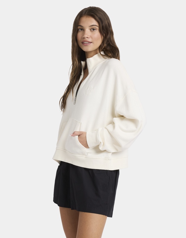 Roxy - Womens Movin Up Half Zip Fleece Jumper