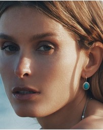 THOMAS SABO - THOMAS SABO Earrings with Turquoise Oval Stones