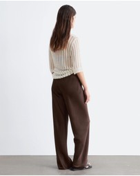& Other Stories - Drawstring Twill Trousers