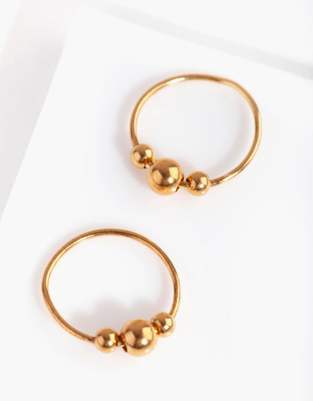 Lovisa - Gold Plated Sterling Silver Ball Cluster Pack Earring