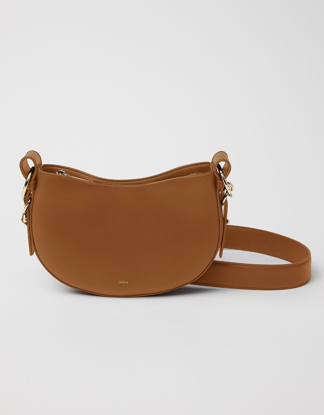 Mon Purse - Smooth Leather Saddle Bag