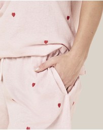 Papinelle - Jada Hearts Cotton Knit Boxer PJ