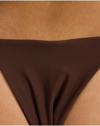 Jaded London - Faux Leather Disc Bikini Bottoms