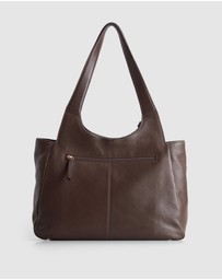 Evity - Clara Leather Charm Tote Bag
