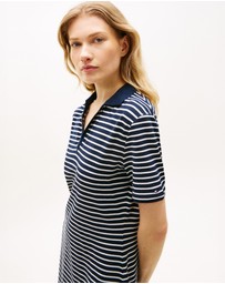 Tommy Hilfiger - Pique Mini Lyocell Polo Dress