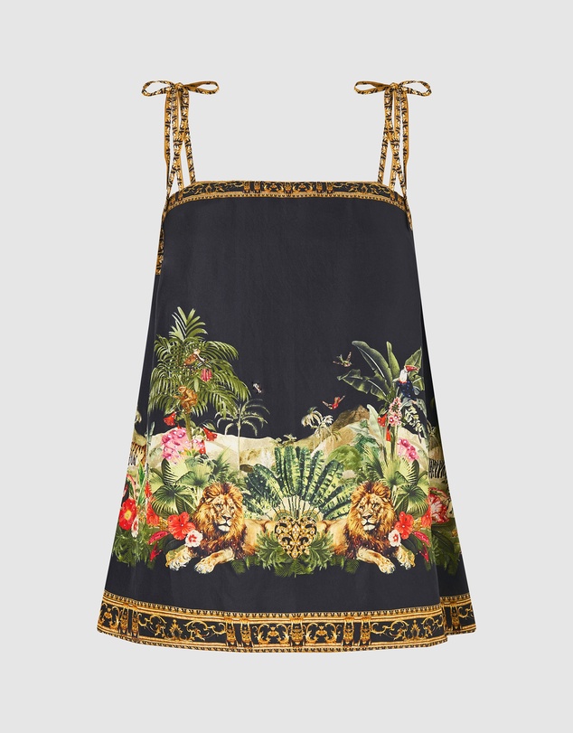 Camilla - Straight Scarf Top