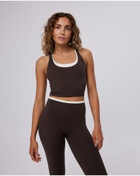 Upstate - Air Sculpt Double Layer Tank - Espresso