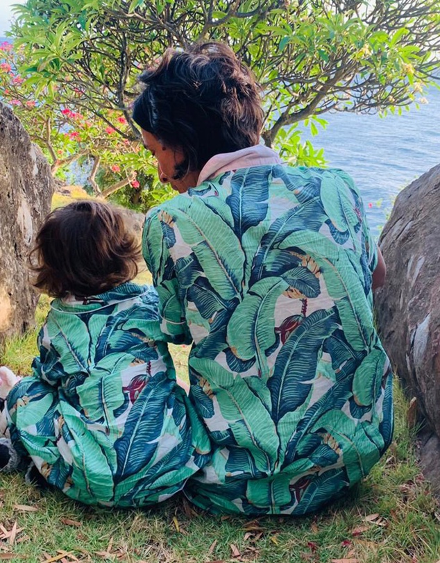 Sant And Abel - Kids Martinique® Green Banana Leaf PJ Set