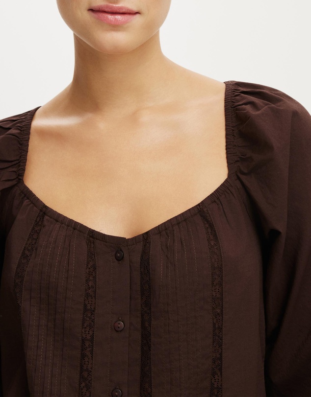 Cotton On - Goldie Long Sleeve Blouse