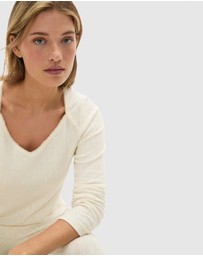 Seed Heritage - Pointelle Top and Pant PJ Set