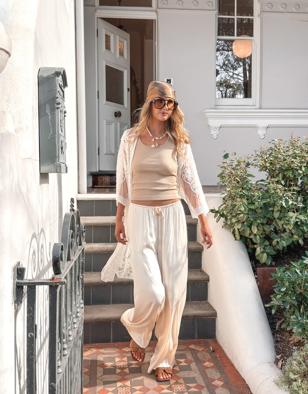 Esther & Co - Selandra Pants - Cream