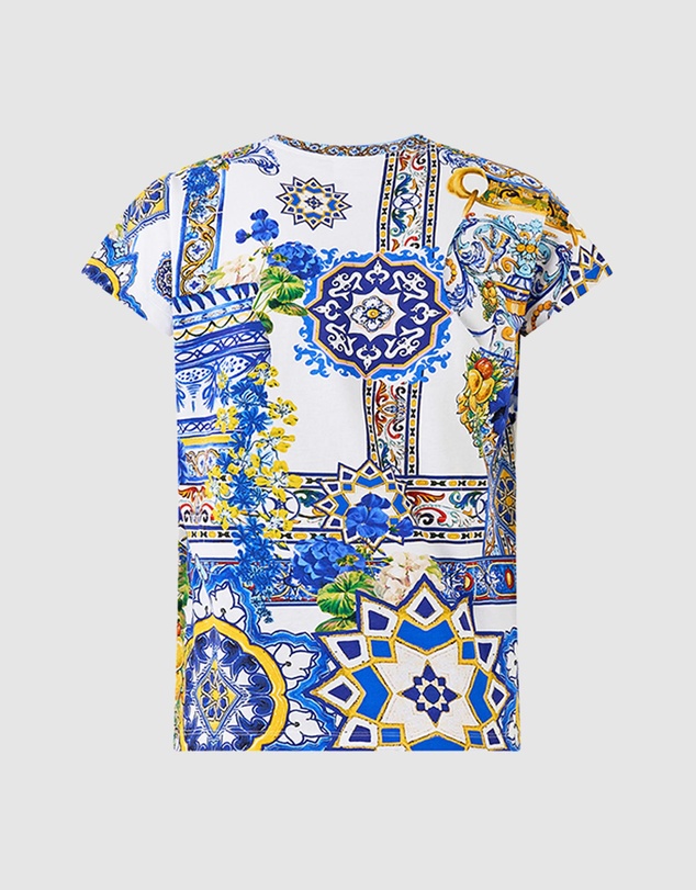 Camilla - Slim Fit Round Neck T-Shirt