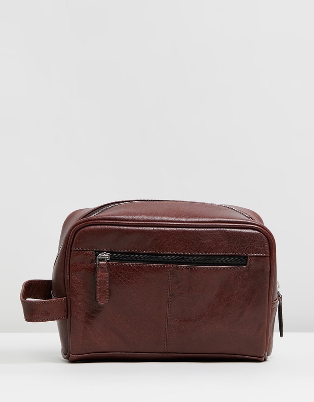 Staple Superior - George Leather Washbag