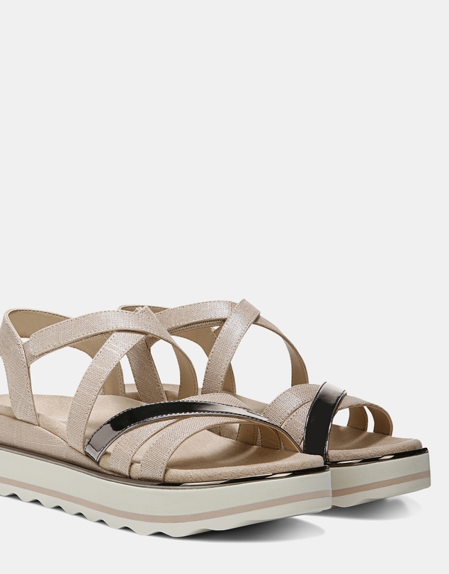 Vionic - Kellyn Flatform Sandal - Moonlight Linen