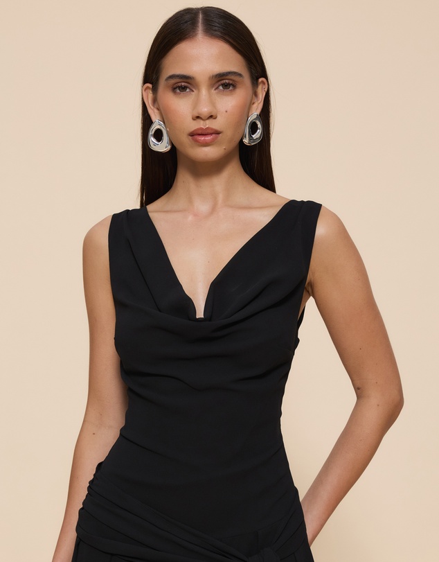 CHANCERY - Kiara Cowl Neck Maxi Dress