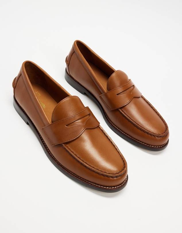 Polo Ralph Lauren - Jett Lug-Sole Leather Penny Loafer- Iconic Exclusive - Men's