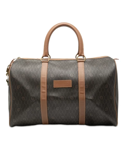 Pre-Loved by Azura Reborn - Pre-Loved Honeycomb Coated Canvas Travel Bag