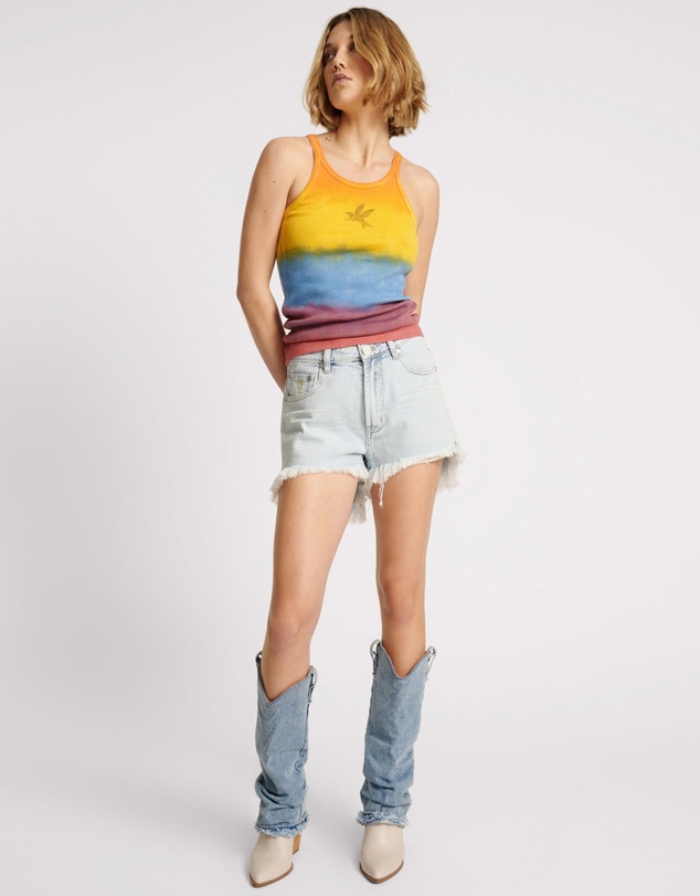 ONE TEASPOON - Florence Bonitas High Waist Denim Shorts