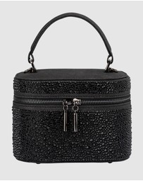 Olga Berg - Beckie Zip Top Crystal Bag