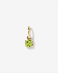 Michael Hill - Round Green Peridot Birthstone Pendant in 10kt Yellow Gold