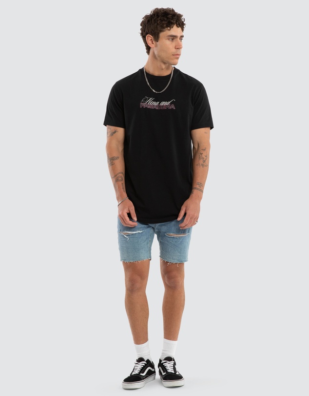 Nena & Pasadena - Crimson Dual Curved Tee