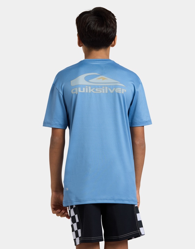 Quiksilver - Boys 8 to 16 Carbon Short Sleeve Rashguard