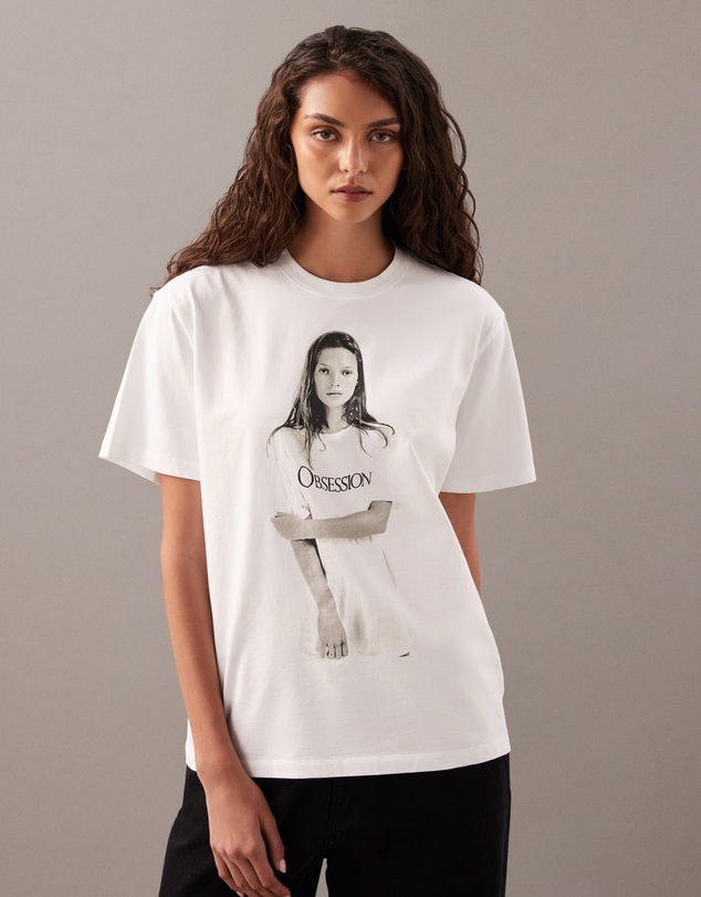 Calvin Klein - Kate Moss Graphic T-Shirt