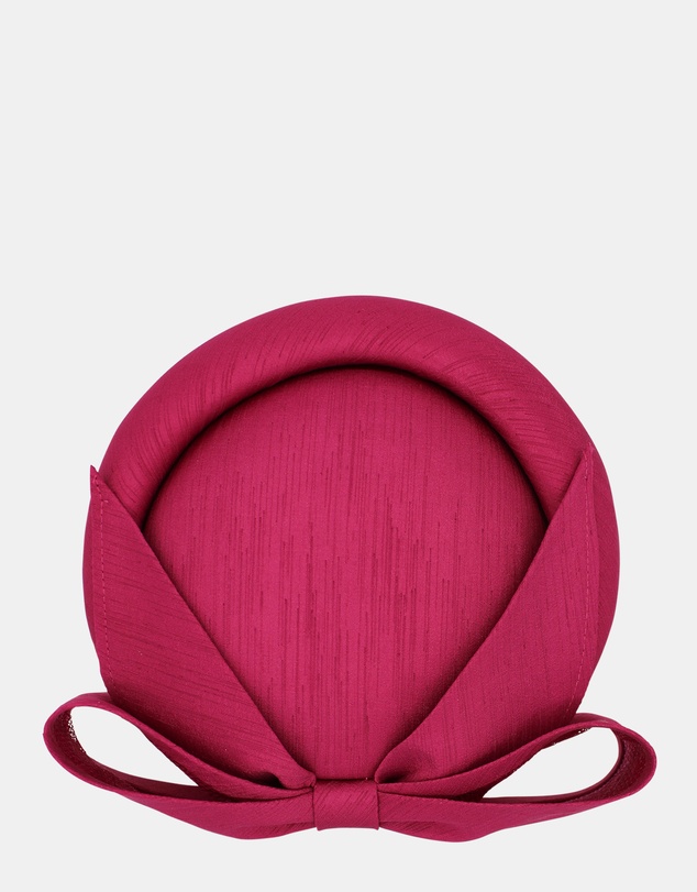 Morgan & Taylor - Samara Pillbox Hat in Hot Pink