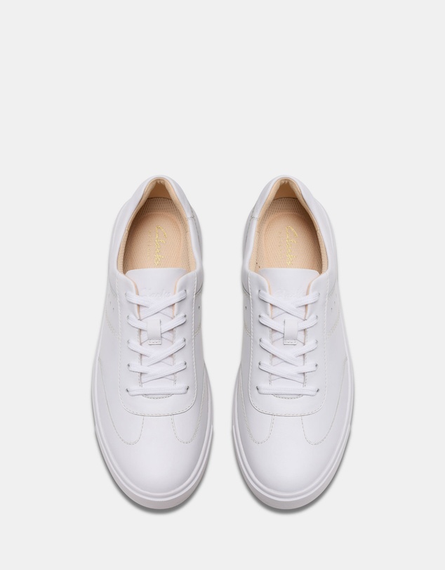 Clarks - Makea Court White