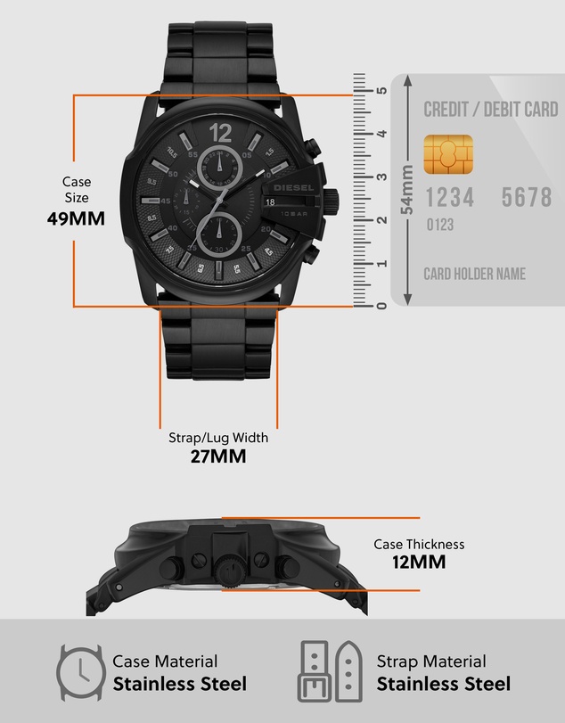 Diesel - Master Chief Chrono Men's Analogue Watch