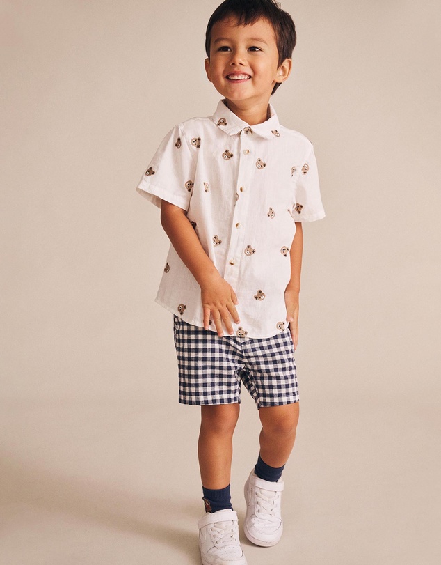 Huxbaby - Check Chino Shorts - Babies