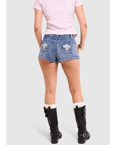 Neon Hart - Beckham Super Mini Shorts