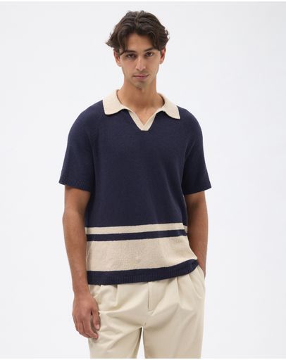 Navy Stripe
