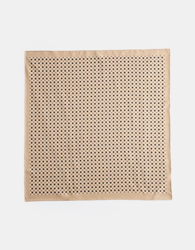 & Other Stories - Geometric Print Silk Scarf