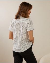 Atmos&Here - Brodie Puff Sleeve Blouse