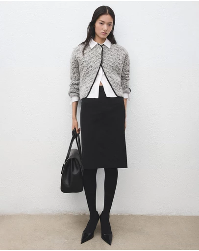 M.N.G - Flecked Cotton-Blend Jacket
