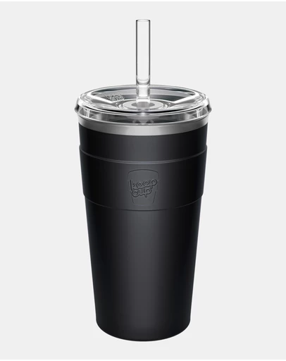KeepCup - Thermal Cold Cup 16oz Reusable Coffee Cup with Straw Lid