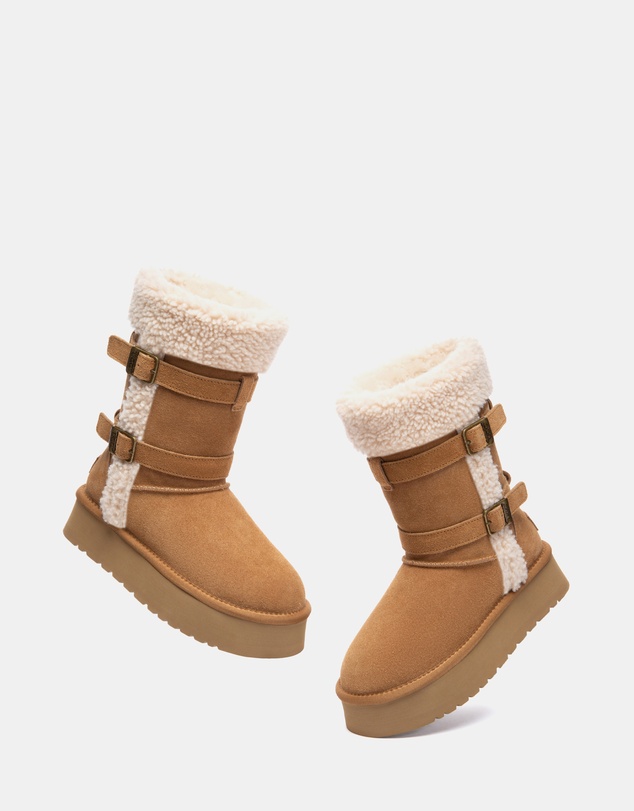EVERAU - Australian Shepherd Ugg Short Nordel Cow Suede Upper UGG Boots